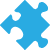 Light Blue Puzzle Icon