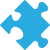 Light Blue Puzzle Icon