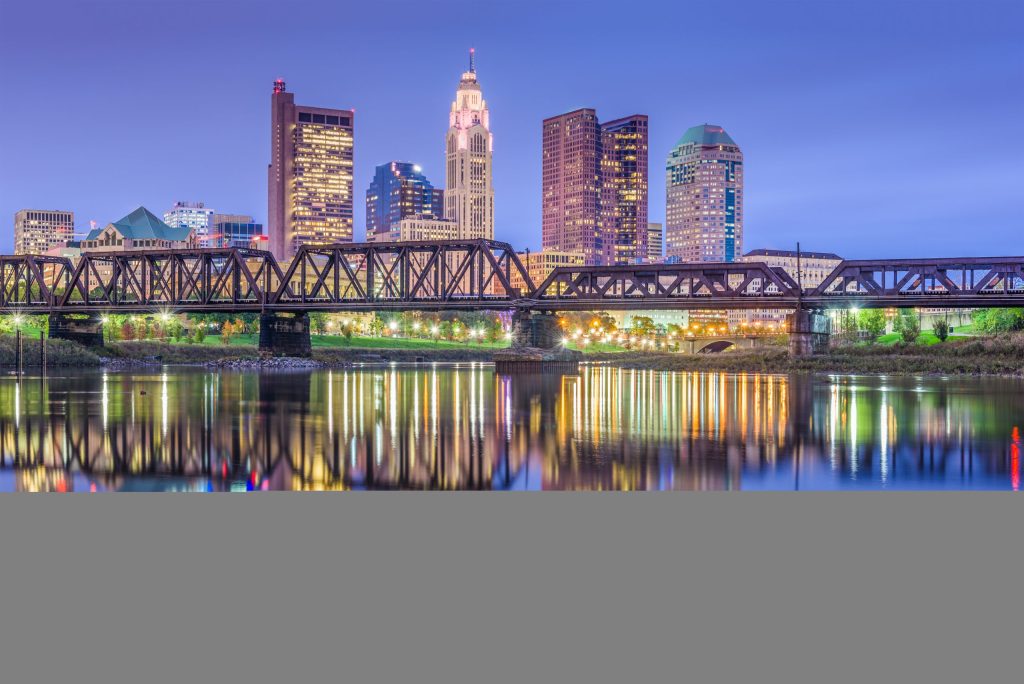 Columbus, Ohio, USA Skyline